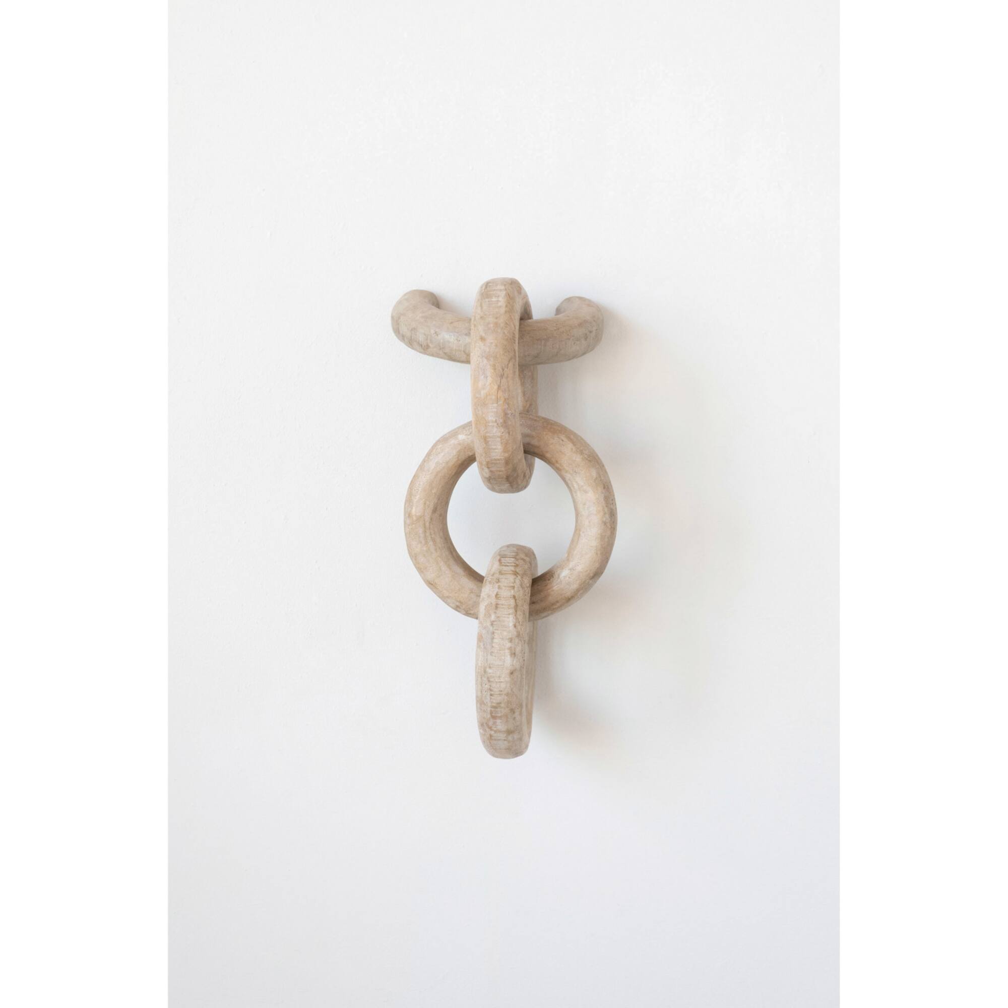 Hello Honey® 18" Mango Wood Chain Wall Décor